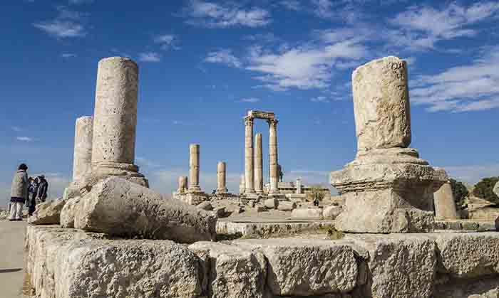 172 - Jordania - Amman - Ciudadela - templo de Hercules